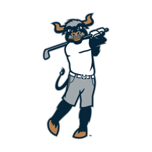 Big Blue Golf Sticker 3 IN